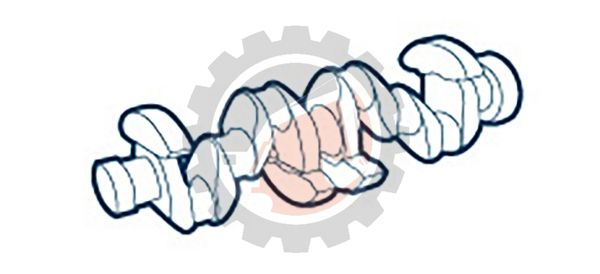 Колінчастий вал (колінвал) 02931493, 02929380 двигуна Deutz/Дойц BF6M1013, BF6M1013C, BF6M1013CP, BF6M1013EC 02931493 фото